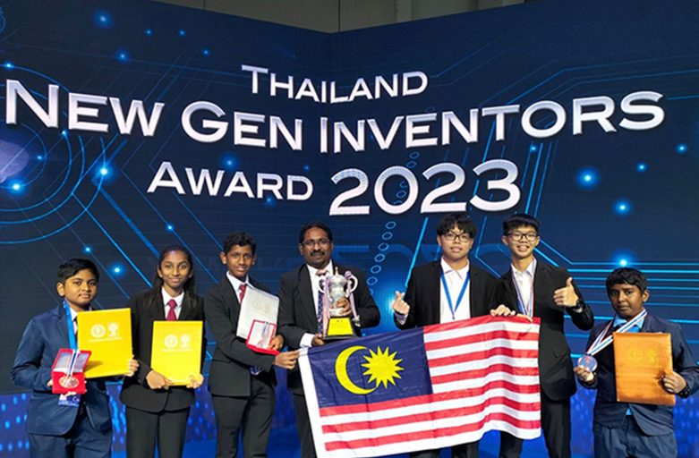 Young inventors from Johor win multiple awards in Thailand